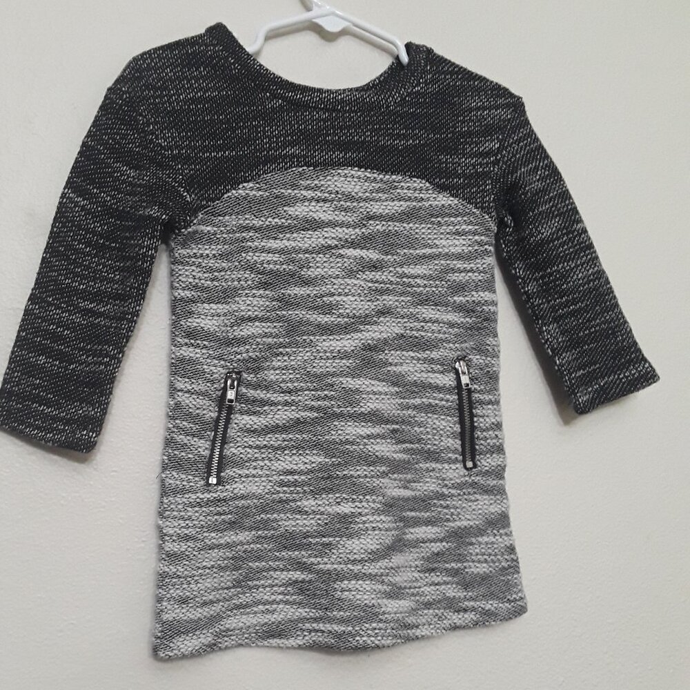 Cherokee Kids Casual Dress - Black and Gray